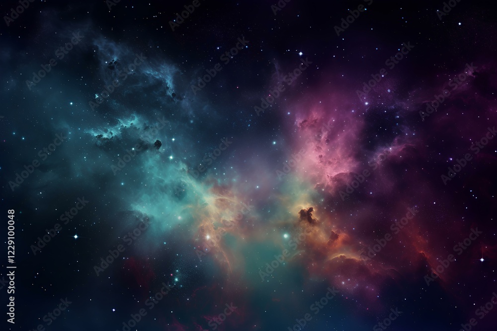 Fototapeta premium stars and nebula
