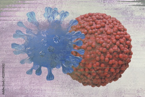 Illustration Virus indicated tumour