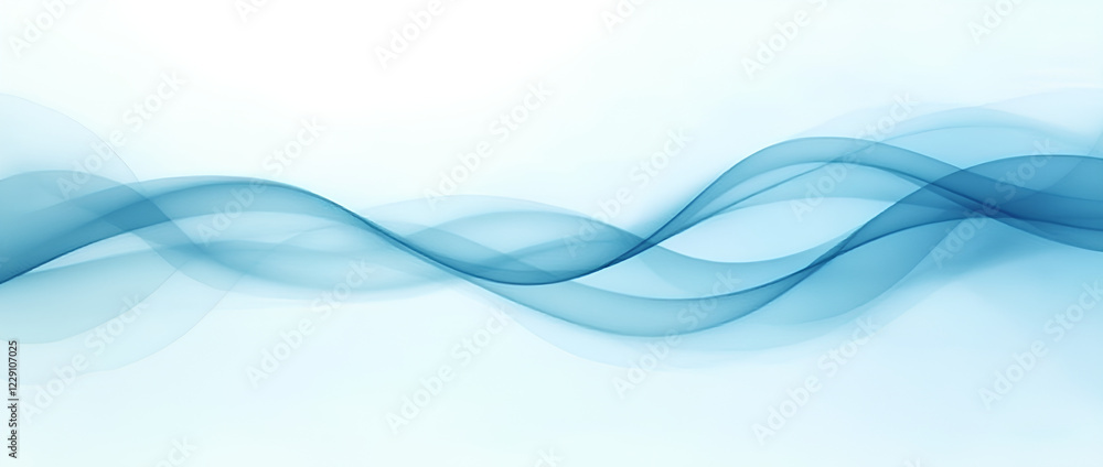 Blue abstract wave background with white background Blue abstract wave background with white background