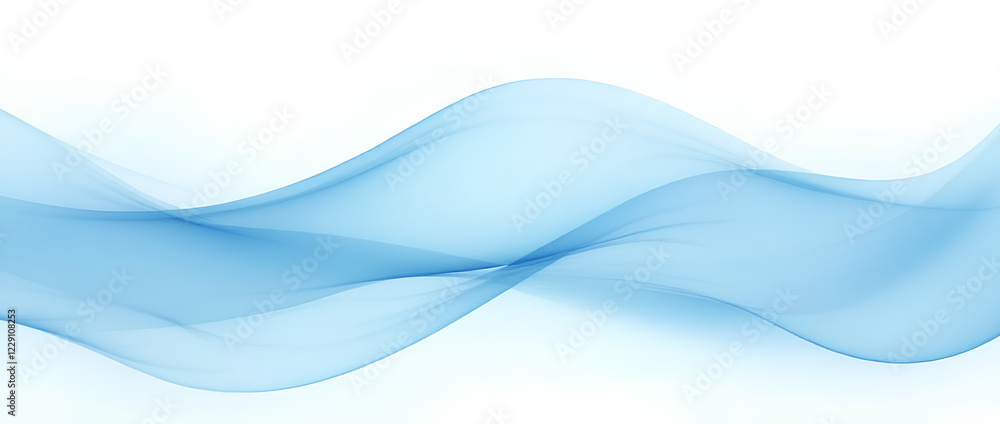 Blue abstract wave background with white background Blue abstract wave background with white background