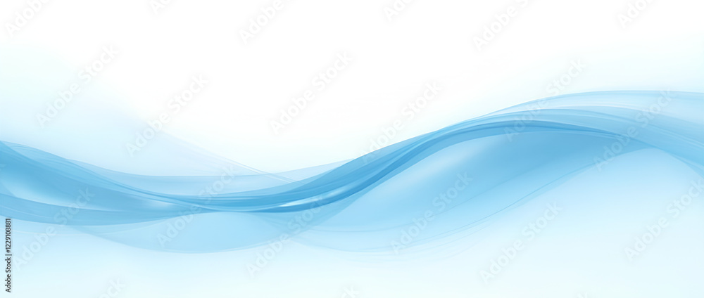 Blue abstract wave background with white background Blue abstract wave background with white background