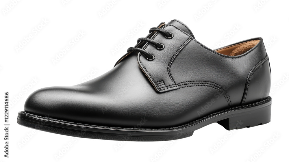 Classic black dress shoe suitable for formal occasions and professional settings for men Classic black dress shoe suitable for formal occasions and professional settings for men