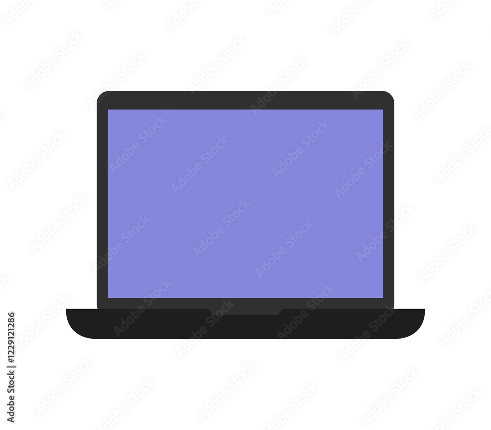 Laptop icon illustrated in vector on white background Laptop icon illustrated in vector on white background
