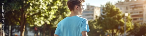 A person holding a skateboard outdoors photo