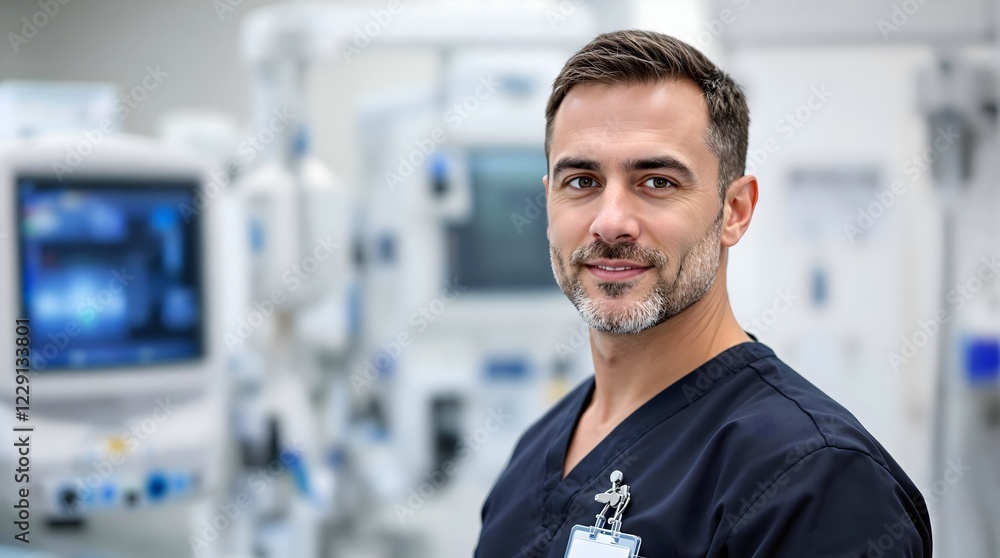 Cardiovascular Technician Operating Diagnostic Equipment in a Medical Facility (Healthcare) Cardiovascular Technician Operating Diagnostic Equipment in a Medical Facility (Healthcare)