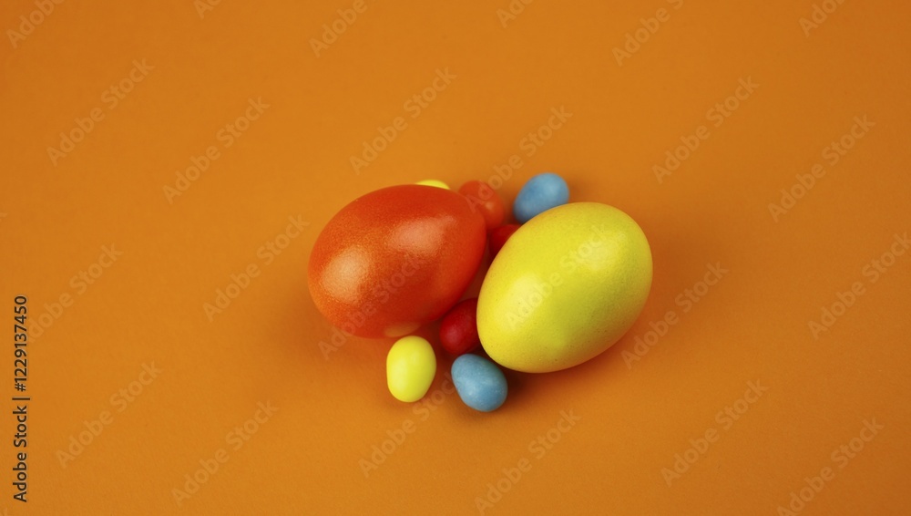 Colourful Easter eggs Colourful Easter eggs