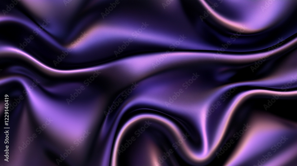 Obraz premium Blue silk background HD 8K wallpaper Stock Photographic Image