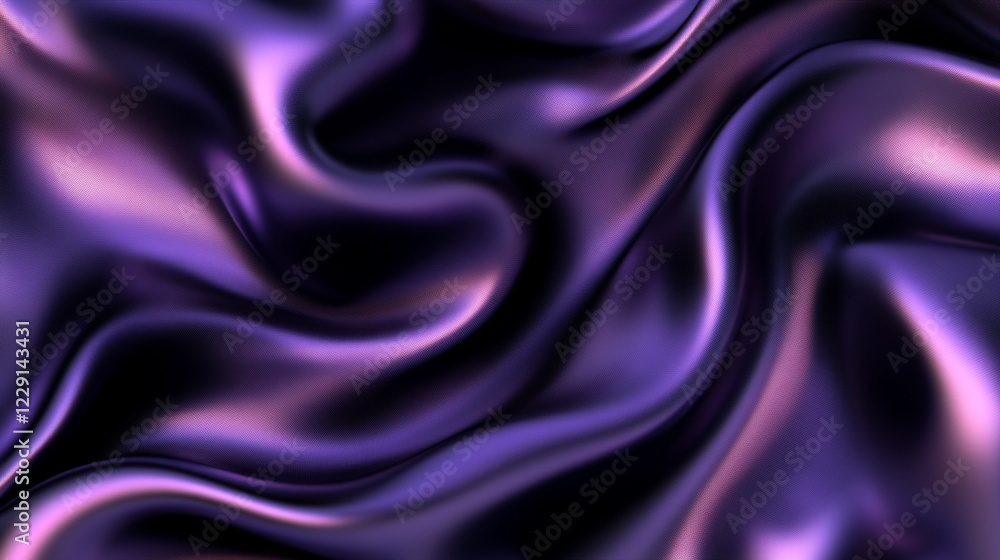 Obraz premium Blue silk background HD 8K wallpaper Stock Photographic Image