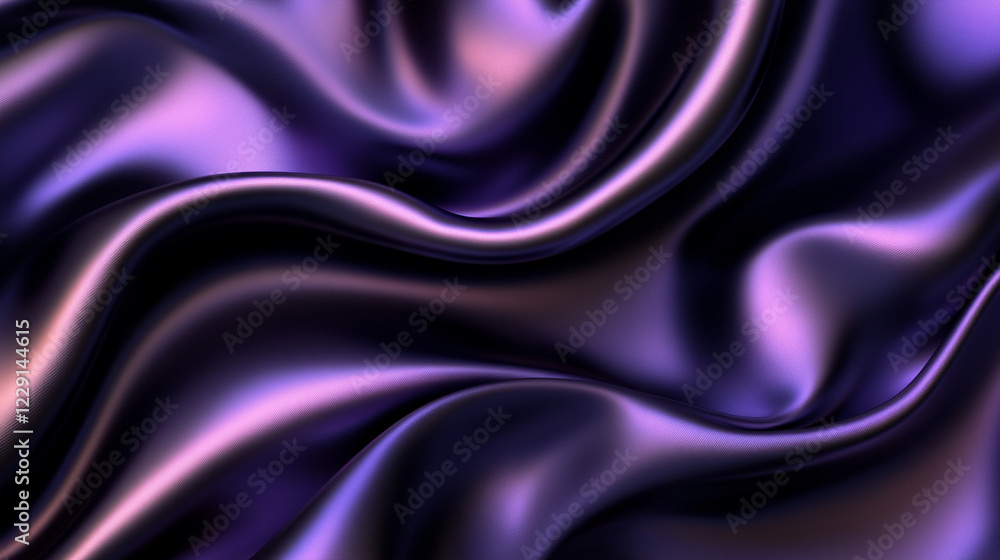 Obraz premium Blue silk background HD 8K wallpaper Stock Photographic Image