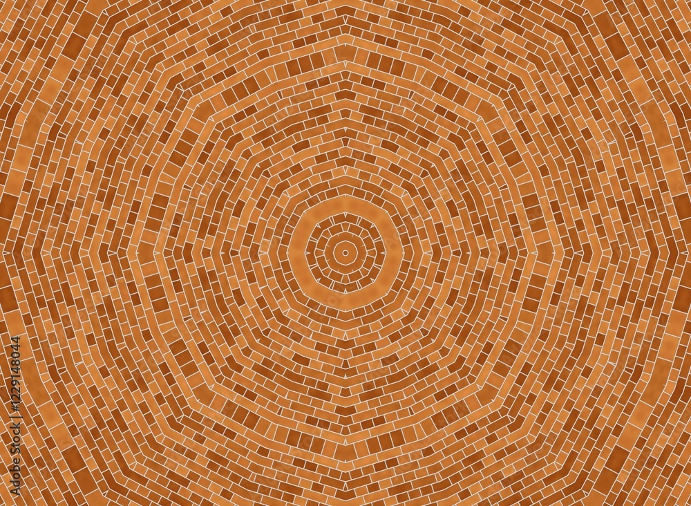 Naklejka premium Background with abstract brick pattern