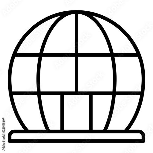 Dome line icon
