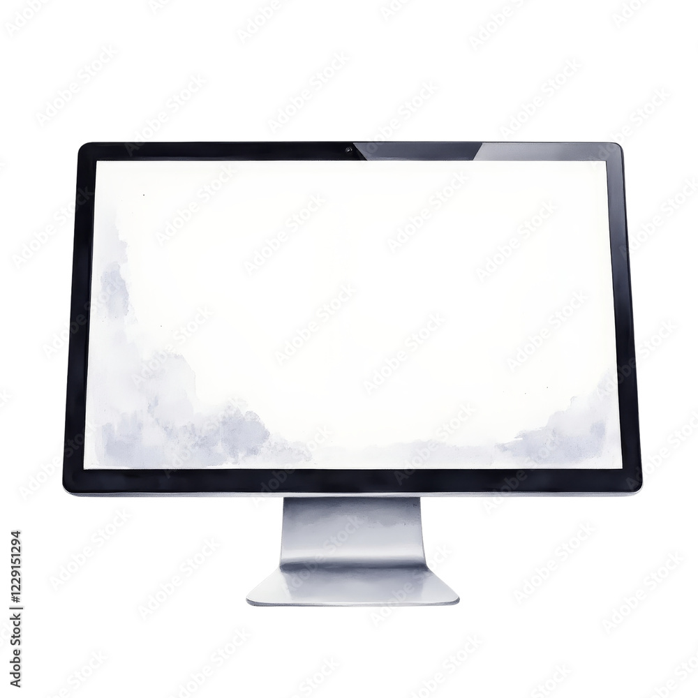 Fototapeta premium Widescreen Computer Monitor Showcasing