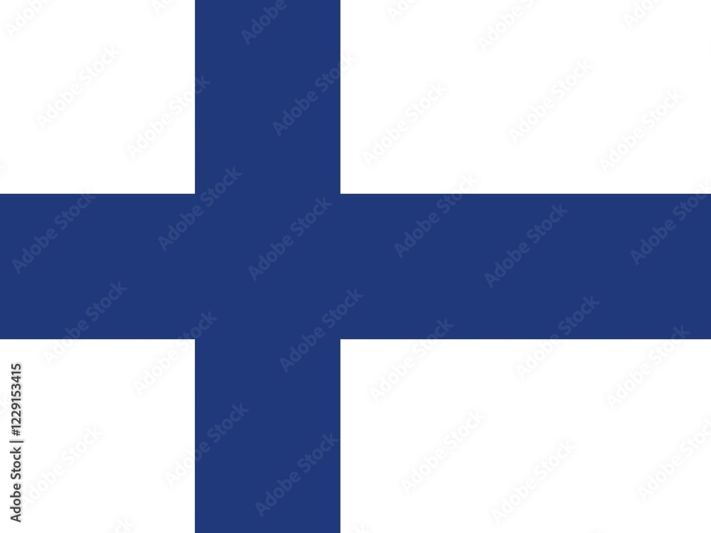 Official national flag of Finland Official national flag of Finland