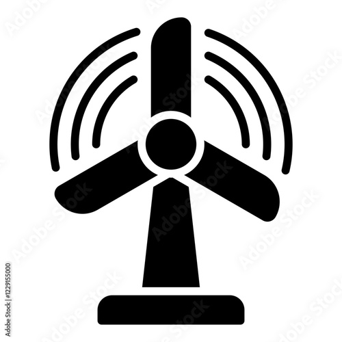 Renewable Energy glyph icon