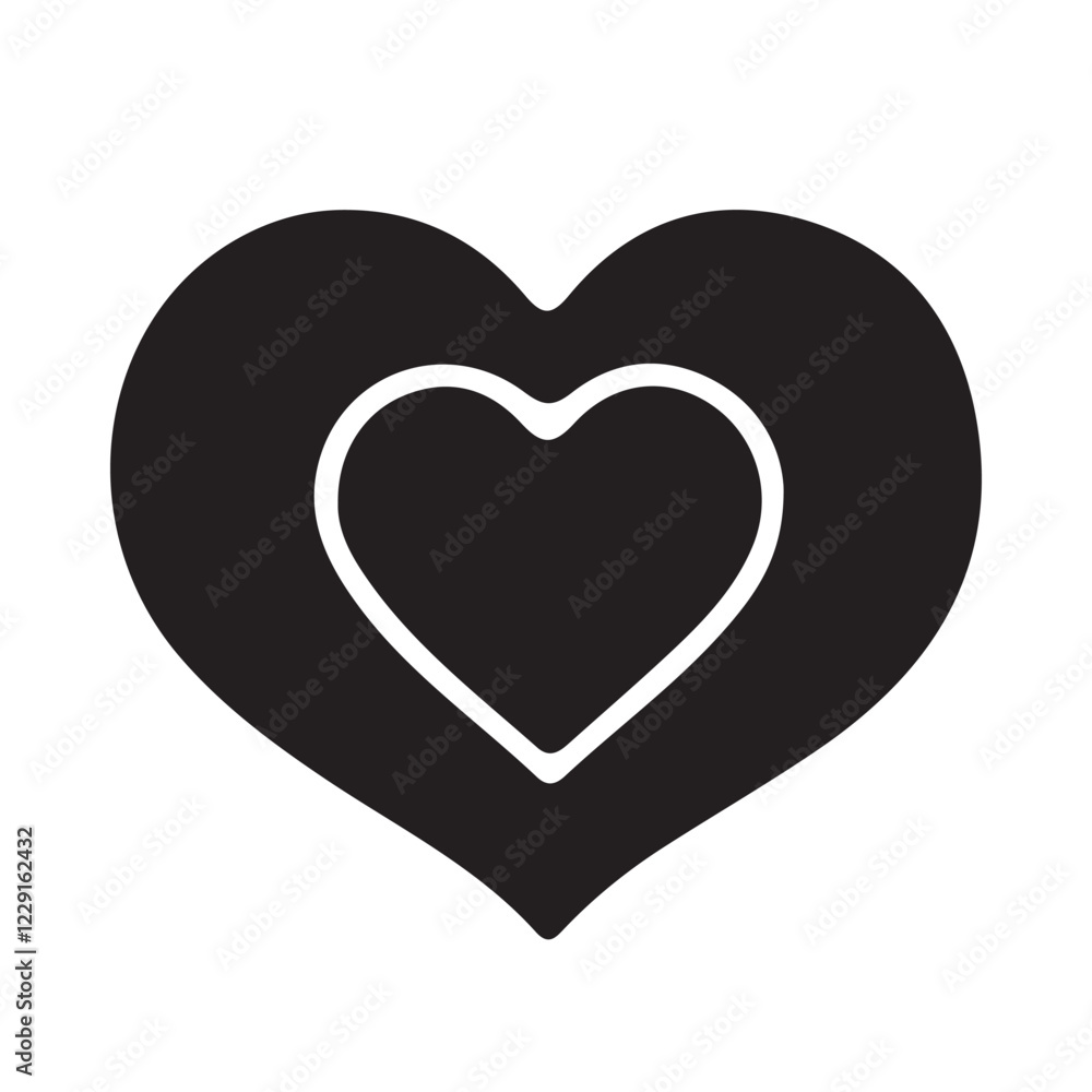 Love Heart Symbol Icon