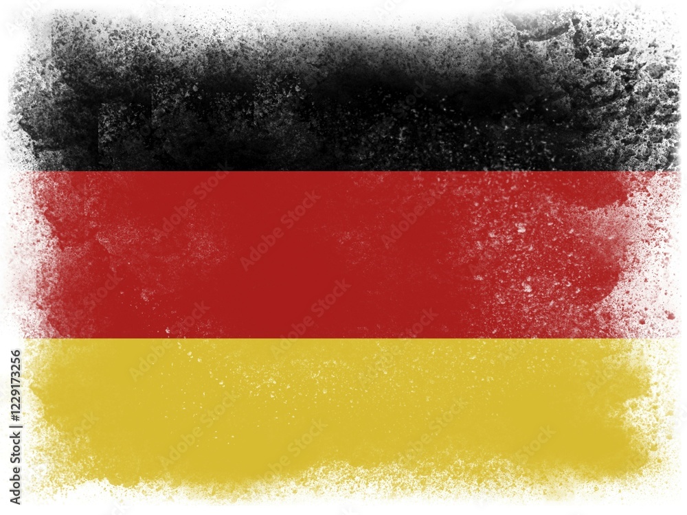 Obraz premium Germany flag isolated on white background