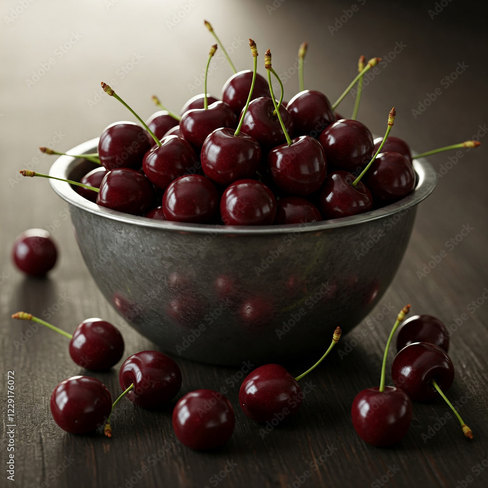 cherries in a bowl cherries in a bowl