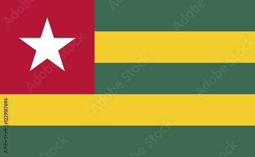 Free Download National flag of Togo - GFXLoad