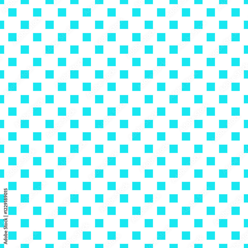 Blue Bright Rectangle Seamless Transparent Pattern