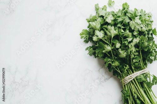 bunch of fresh parsley