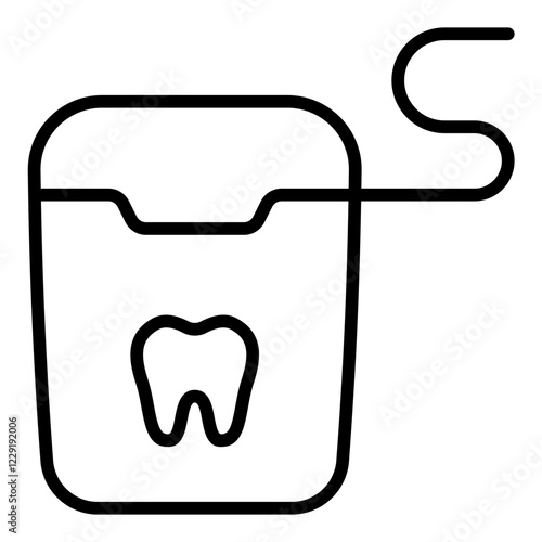 Dental Floss line icon