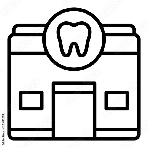 Dental Clinic line icon