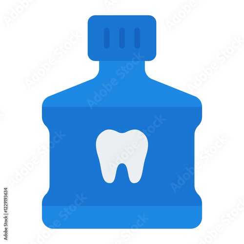 Mouthwash Bottle flat icon
