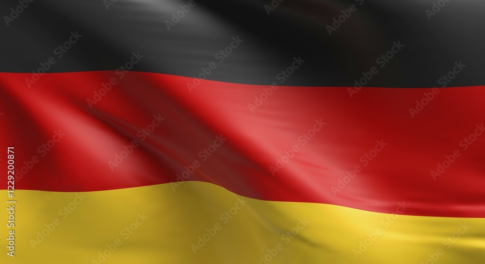 Flag of Germany using as background, 3d rendering Flag of Germany using as background, 3d rendering
