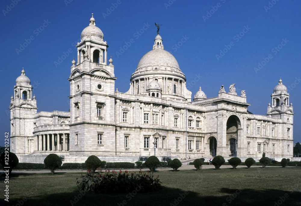 Fototapeta premium Victoria Memorial in Kolkata or Calcutta, West Bengal, India, Asia