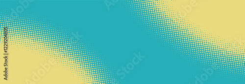 Pop art turquoise green background