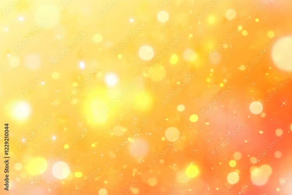 Abstract Golden Orange Bokeh Background Lights Abstract Golden Orange Bokeh Background Lights