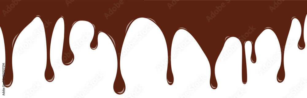 Fototapeta premium Melted Chocolate Vector