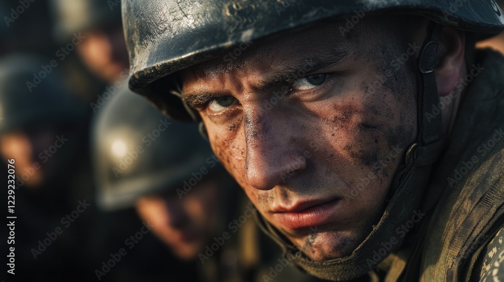 A close-up shot of a person wearing a helmet, possibly in a safety or sports context A close-up shot of a person wearing a helmet, possibly in a safety or sports context