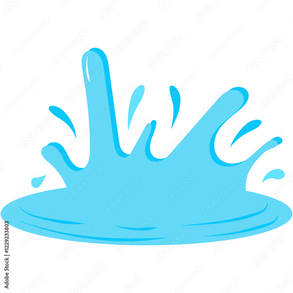 Obraz premium Dripping Water Splash