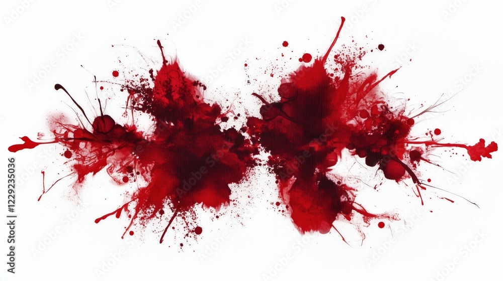 Dynamic Red Ink Splash Art Abstract Studio Digital Artwork Creative Environment Close-Up View Visual Impact Dynamic Red Ink Splash Art Abstract Studio Digital Artwork Creative Environment Close-Up View Visual Impact