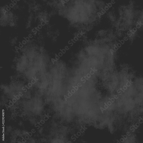 黒とグレーの手描きの水彩のテクスチャ - 正方形のモノトーンの背景イラスト素材