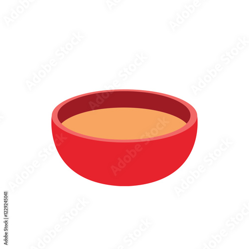 soup bowl food meal illustration vector