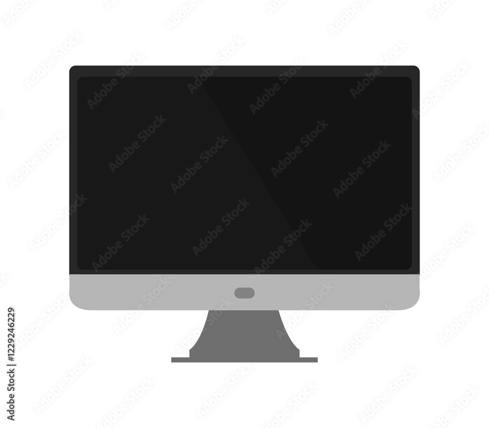 Computer icon illustrated in vector on white background Computer icon illustrated in vector on white background