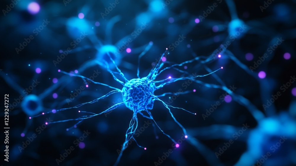 Abstract Neural Network with Glowing Synapses Abstract Neural Network with Glowing Synapses