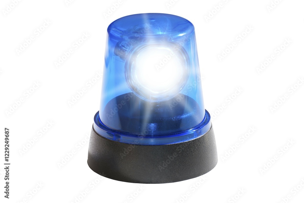 Fototapeta premium Blue light isolated