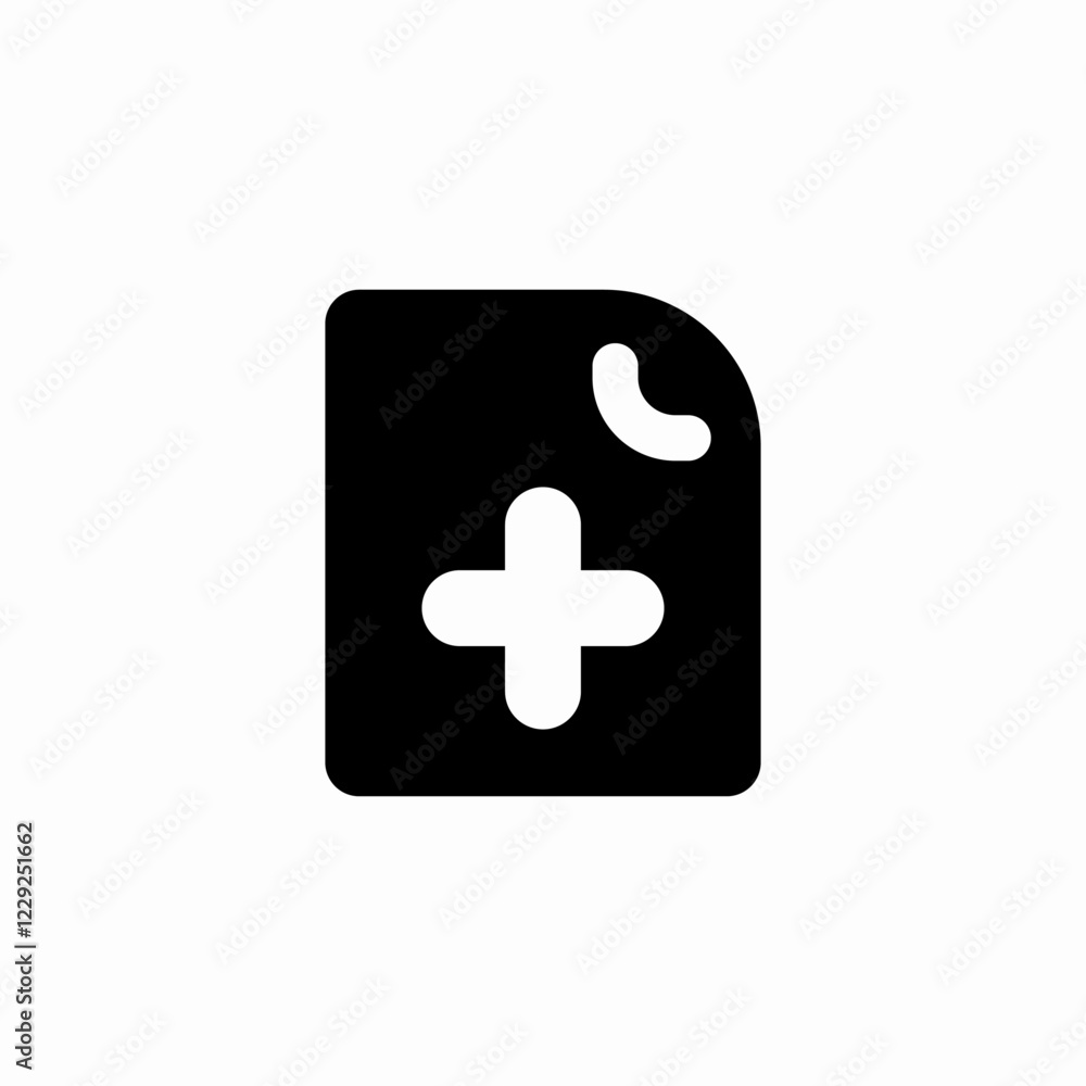 Medical health cross plus icon vector sign Medical health cross plus icon vector sign