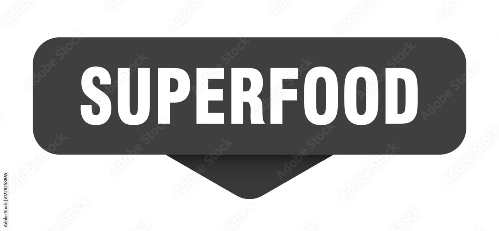 superfood sticker. superfood sign on transparent background