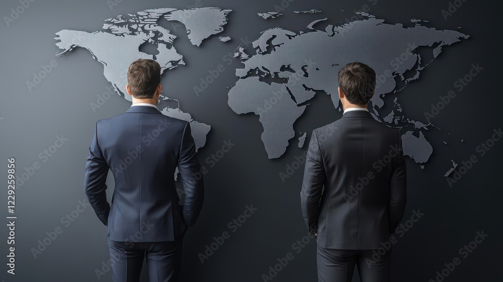 market expansion flat design top view global trade map animation market expansion flat design top view global trade map animation