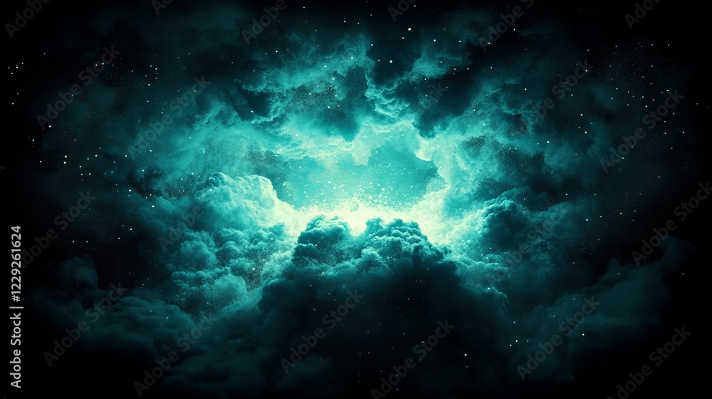 Dust green particles. Abstract background of particles. Dots background. Futuristic digital dots background. 3D rendering Dust green particles. Abstract background of particles. Dots background. Futuristic digital dots background. 3D rendering