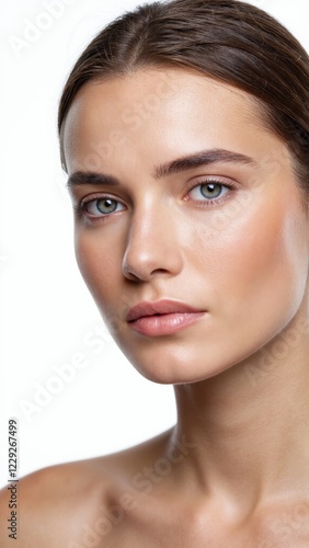 beautiful woman with smooth skin