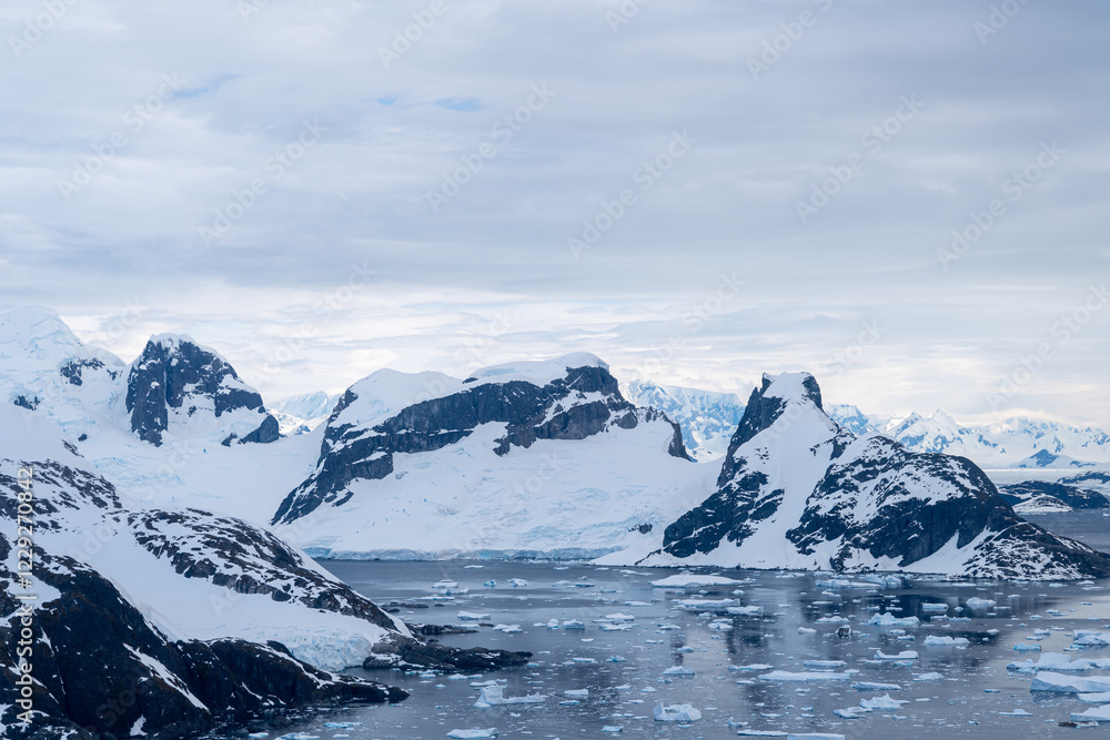 custom made wallpaper toronto digitalAntarctica view. Seascape and landscape of Antarctica. Glaciers,