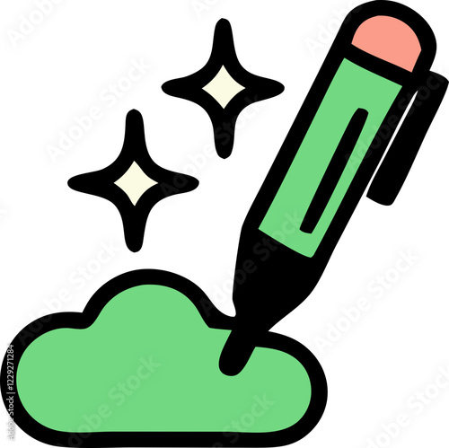 study vector image svg icon