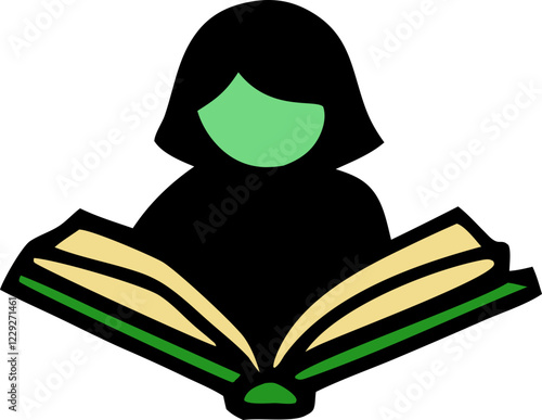 study vector image svg icon