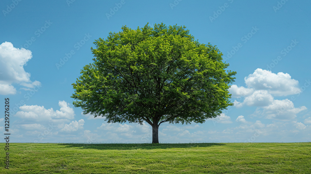 Fototapeta premium lonely tree on a field