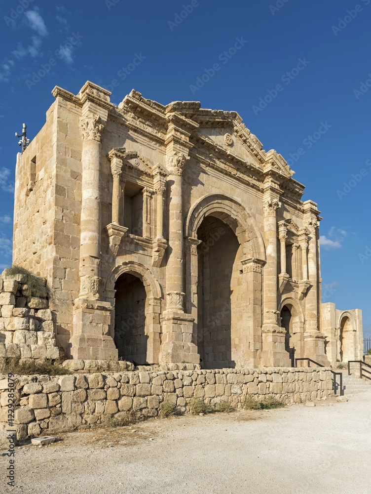 Arch of Hadrian, Jerash, Jordan, Asia Arch of Hadrian, Jerash, Jordan, Asia